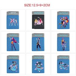 Kpop demon hunters anime wallet