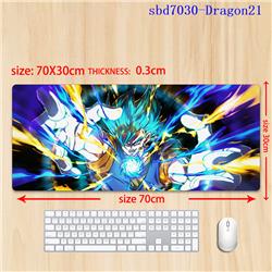 Dragon ball anime mouse pad 70*30*0.3cm