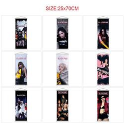 black pink anime wallscroll 25*70cm price for 5 pcs