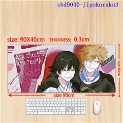 Jigokuraku anime mouse pad 90*30*0.3cm