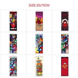 Among Us anime wallscroll 25*70cm price for 5 pcs