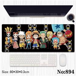 One Piece anime mouse pad 80*30*0.3cm
