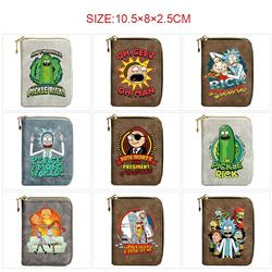 Rick and Morty anime wallet