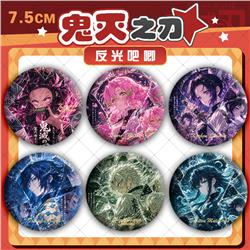 Demon slayer kimets animepin 75mm