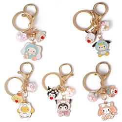 Kuromi anime keychain