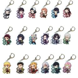 Demon slayer kimets anime keychain