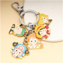 One Piece anime keychain