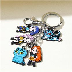 Kpop demon hunters anime keychain