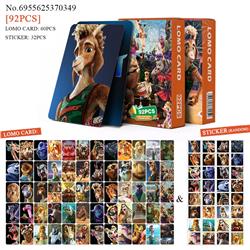 Zootopia anime lomo cards price for a set of 92pcs