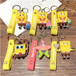 SpongBob anime keychain