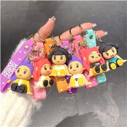 Kpop demon hunters anime keychain
