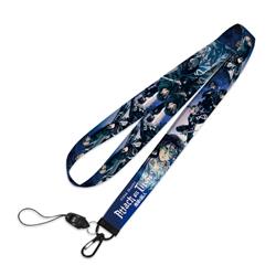 Attack on Titan anime lanyard phonestrap 5pcs a set
