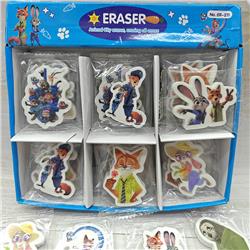 Zootopia anime eraser 36pcs a set