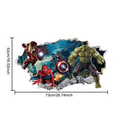 avengers anime 3D stickers