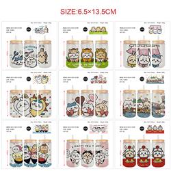 Chiikawa anime glass cup 350ml