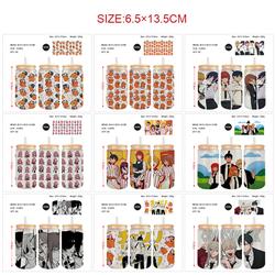 chainsaw man anime glass cup 350ml