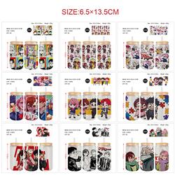 Dandadan anime glass cup 350ml