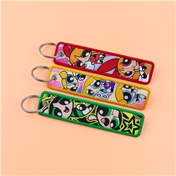 The Powerpuff Girls anime keychain