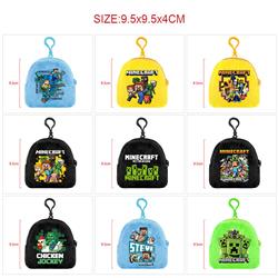 Minecraft anime bag 9.5*9.5*4cm