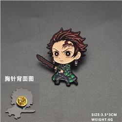 Demon slayer kimets anime pin