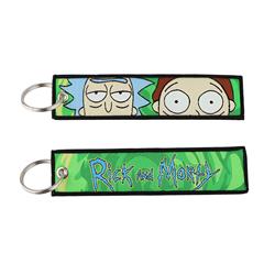 Rick and Morty anime keychain