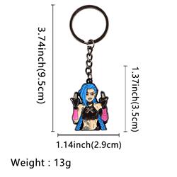 Kpop demon hunters anime keychain