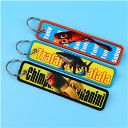 tungtungsahur anime keychain
