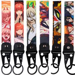 chainsaw man anime keychain