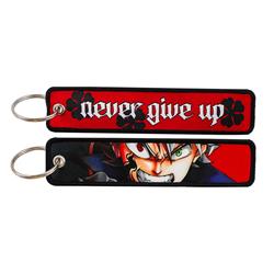 Black clover anime keychain