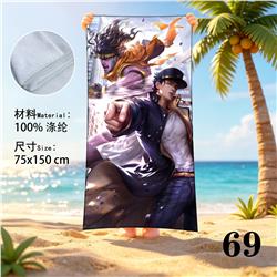JoJos Bizarre Adventure anime beach towel