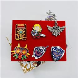 The Legend of Zelda anime pin set
