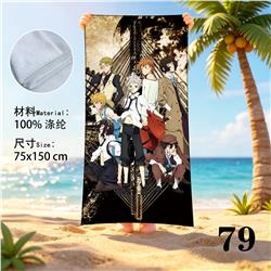 Bungo Stray Dogs anime beach towel