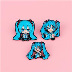 Hatsune Miku anime pin