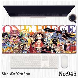 One Piece anime mouse pad 80*30*0.3cm