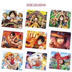 One Piece anime mouse pad 25*30cm