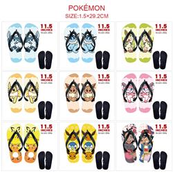 pokemon anime flip flops shoes slippers a pair