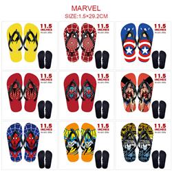 avengers anime flip flops shoes slippers a pair