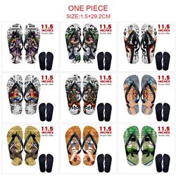 One Piece anime flip flops shoes slippers a pair
