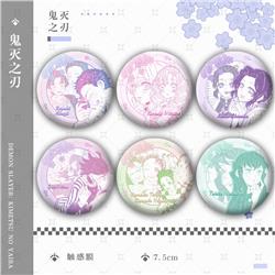 Demon slayer kimets anime pin 75mm