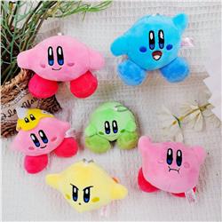 Kirby anime plush doll 7cm 6pcs a set