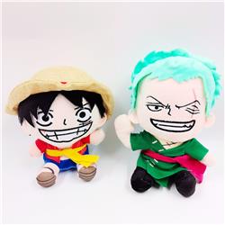 One Piece anime plush doll 13cm 12pcs a set