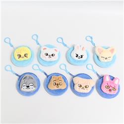 Straykids anime plush wallet 3pcs a set