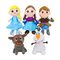 Frozen anime plush doll 25-29cm 5pcs a set