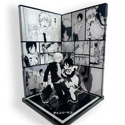 chainsaw man anime standing plate