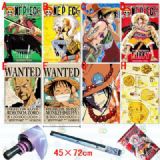 one piece wallscroll