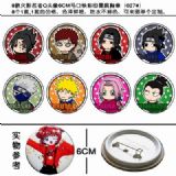naruto anime brooch