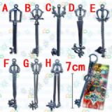 kingdom hearts anime keychain