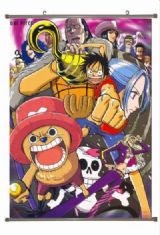 one piece anime wallscroll