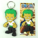 one piece anime keychain