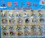 one piece anime keychain set